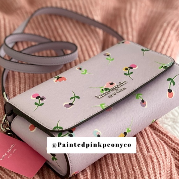 🆕 KATE SPADE | Lilac Purse Cameron Wildflower Ditsy - Picture 2 of 12
